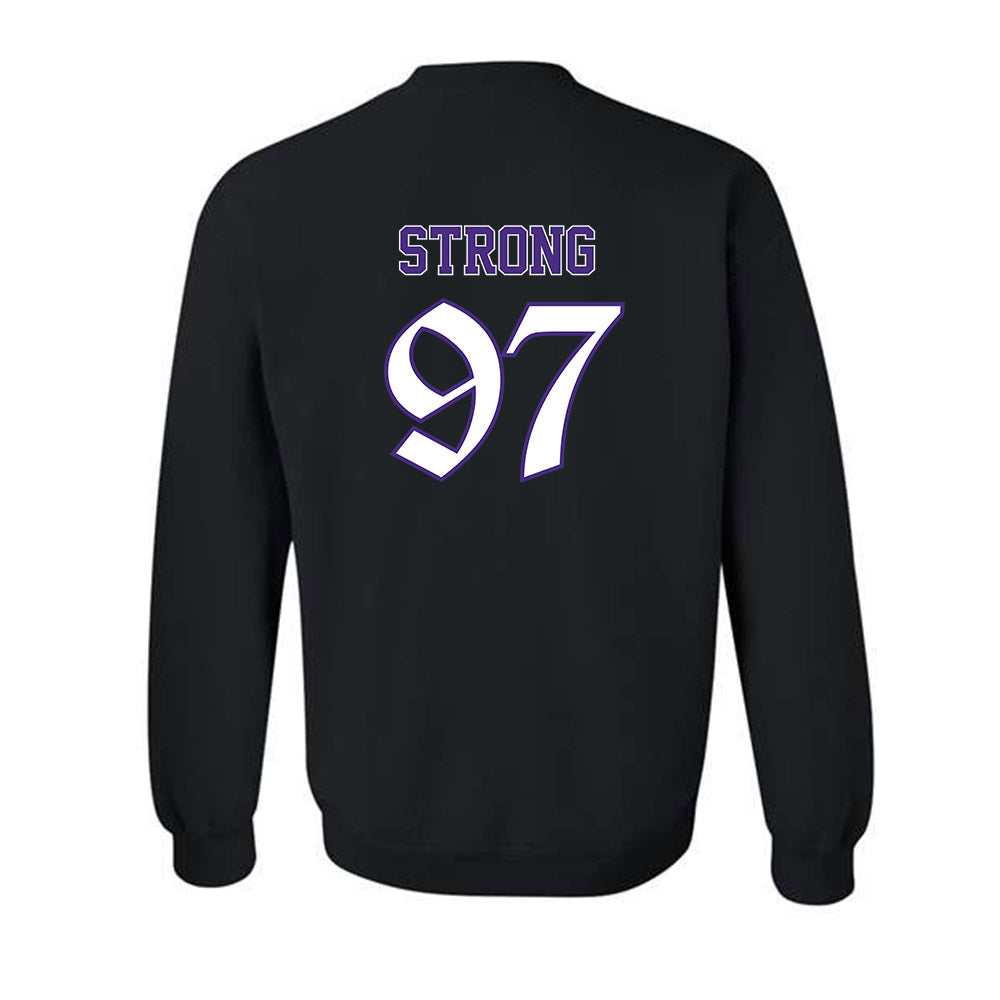 Northwestern - NCAA Football : Braxton Strong - Crewneck Sweatshirt-1