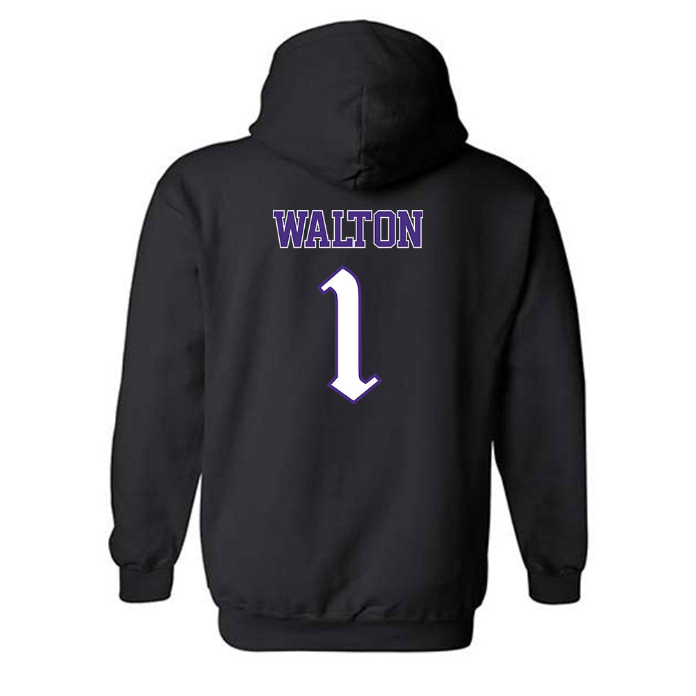 Northwestern - NCAA Women's Basketball : Xamiya Walton - Hooded Sweatshirt