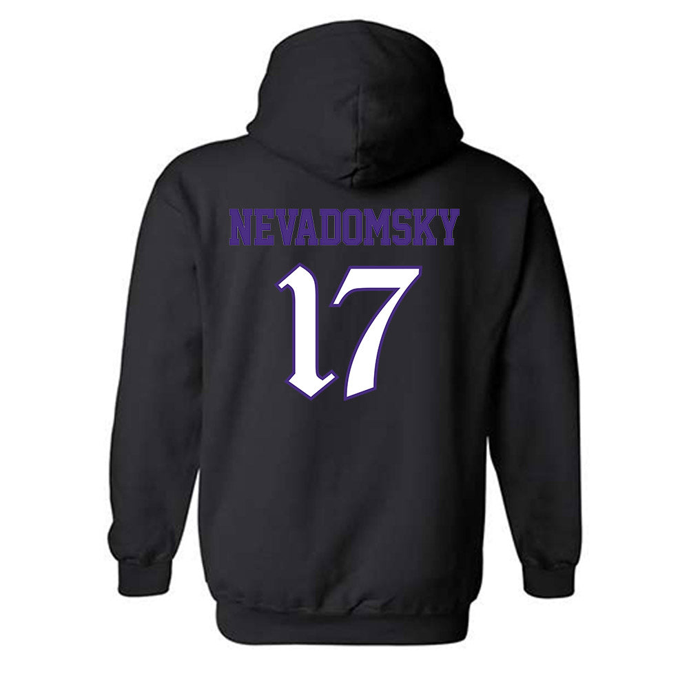 Northwestern - NCAA Women's Soccer : Presley Nevadomsky - Hooded Sweatshirt-1