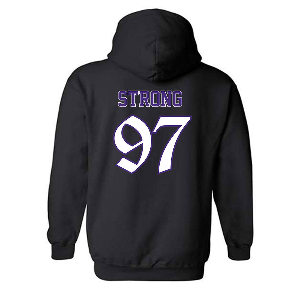 Northwestern - NCAA Football : Braxton Strong - Hooded Sweatshirt-1