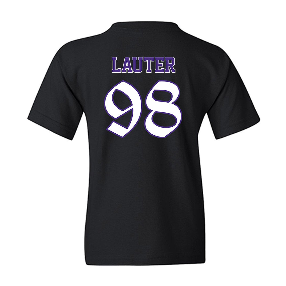 Northwestern - NCAA Football : Landon Lauter - Youth T-Shirt-1