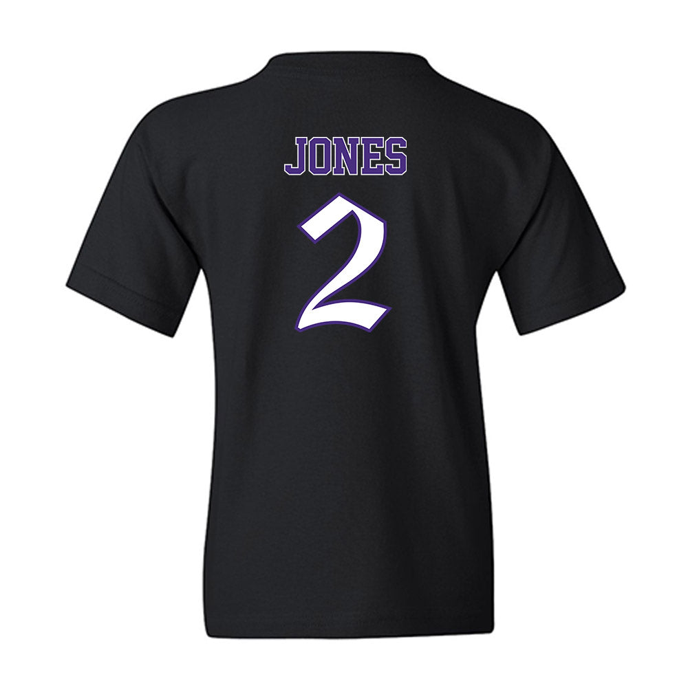 Northwestern - NCAA Women's Basketball : Kyla Jones - Youth T-Shirt-1