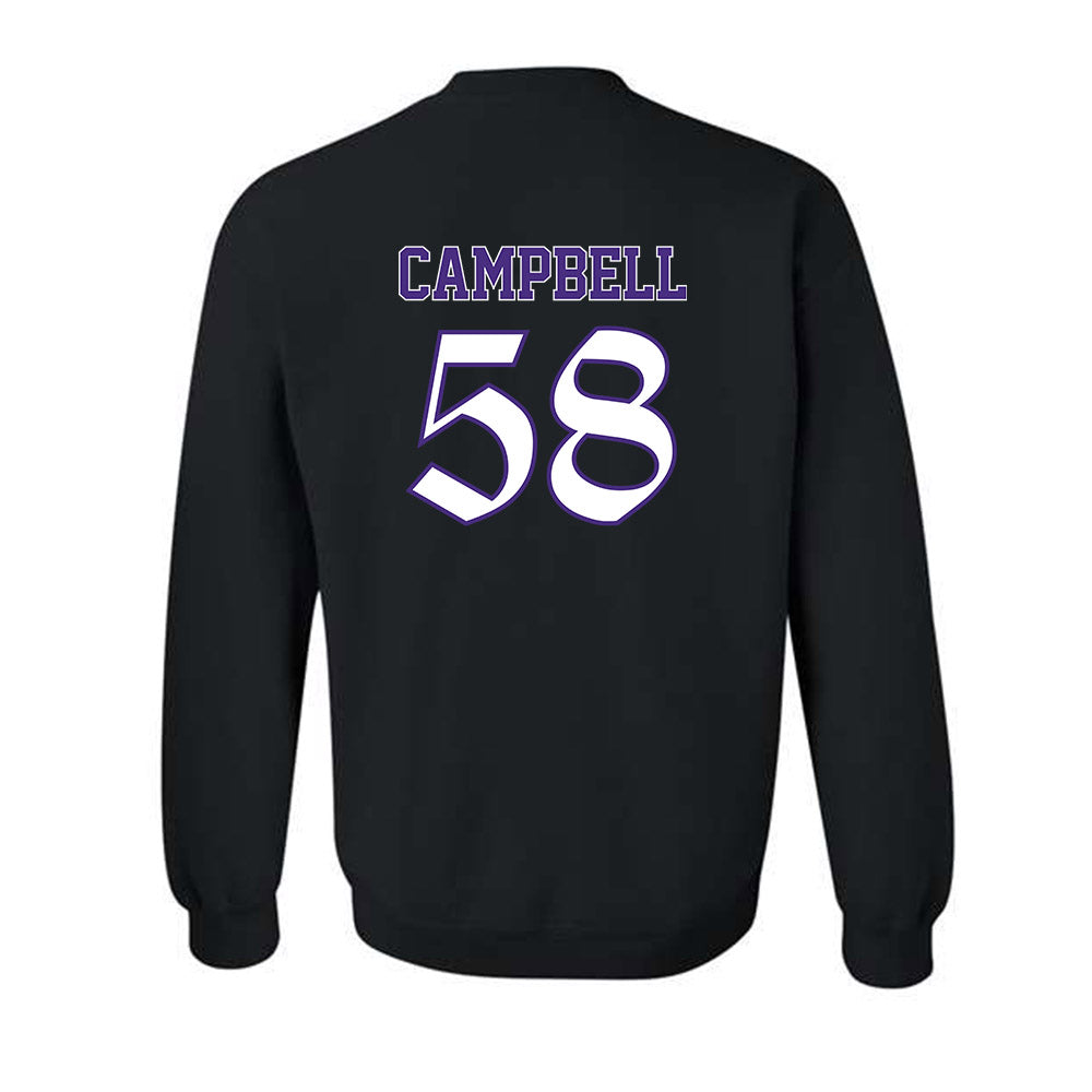 Northwestern - NCAA Football : Nathaniel Campbell - Crewneck Sweatshirt-1