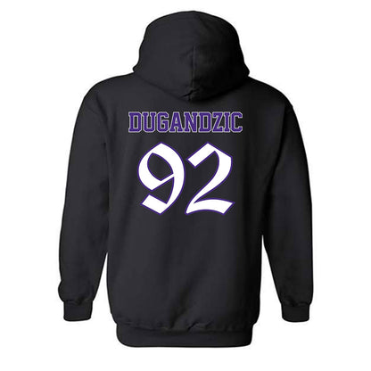 Northwestern - NCAA Football : Nikola Dugandzic - Hooded Sweatshirt-1