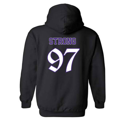 Northwestern - NCAA Football : Braxton Strong - Hooded Sweatshirt-1