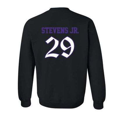 Northwestern - NCAA Football : JonJon Stevens Jr. - Crewneck Sweatshirt-1