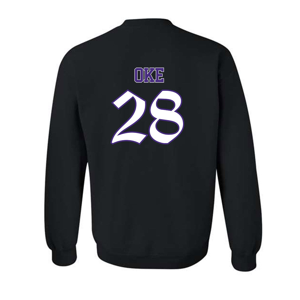 Northwestern - NCAA Football : Timi Oke - Crewneck Sweatshirt-1