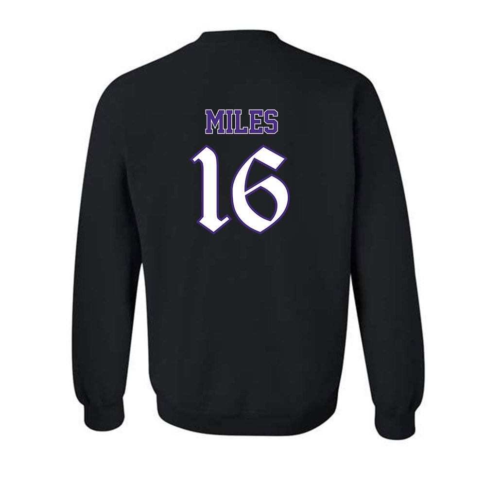 Northwestern - NCAA Women's Lacrosse : Niki Miles - Crewneck Sweatshirt-1