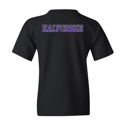Northwestern - NCAA Wrestling : Jon Halvorsen - Youth T-Shirt