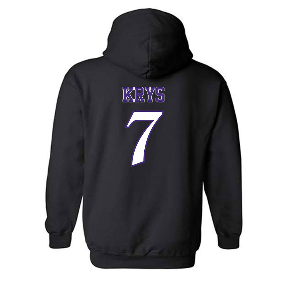 Northwestern - NCAA Women's Field Hockey : Aerin Krys - Hooded Sweatshirt-1