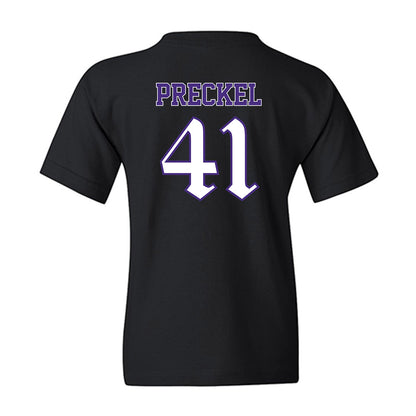 Northwestern - NCAA Football : Robby Preckel - Youth T-Shirt-1