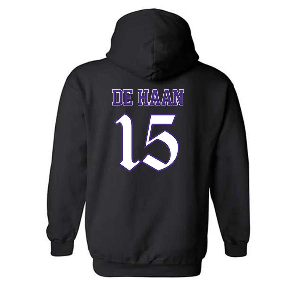 Northwestern - NCAA Women's Field Hockey : Annika de Haan - Hooded Sweatshirt-1