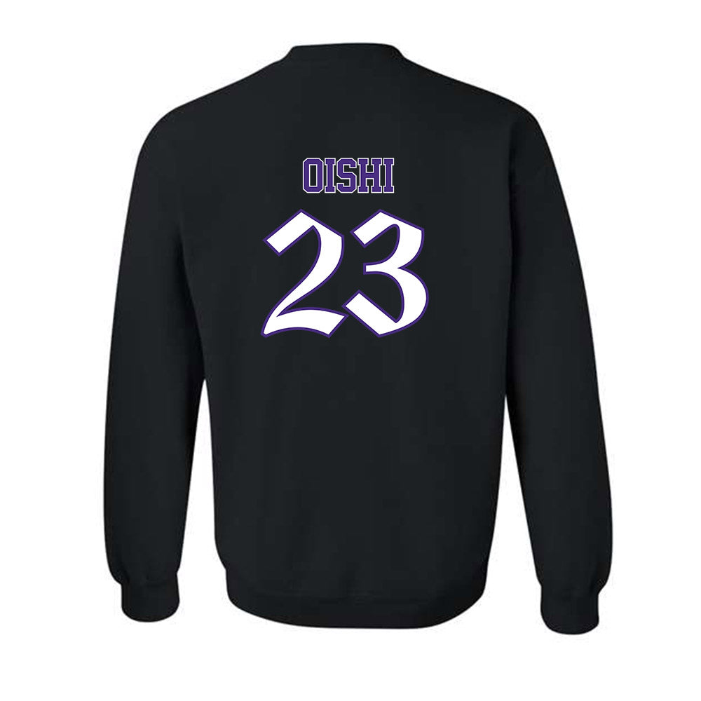 Northwestern - NCAA Women's Fencing : Megumi Oishi - Crewneck Sweatshirt