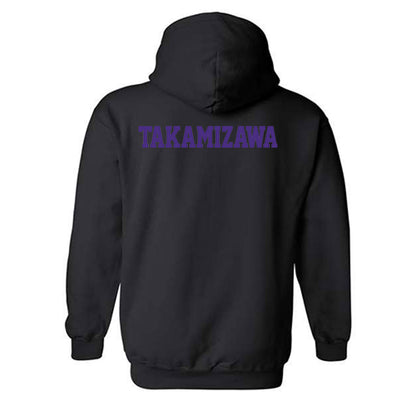 Northwestern - NCAA Women's Fencing : Yukari Takamizawa - Hooded Sweatshirt-1