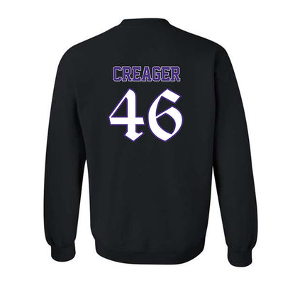 Northwestern - NCAA Football : Lincoln Creager - Crewneck Sweatshirt-1