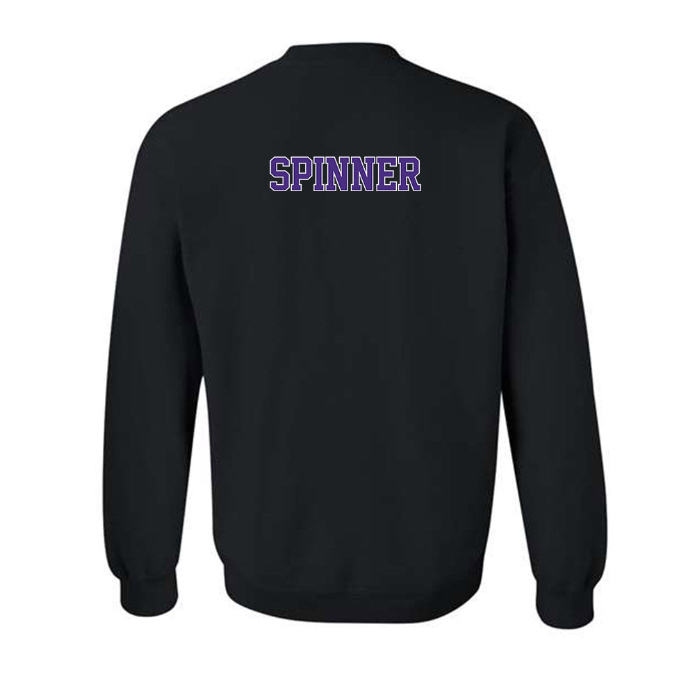 Northwestern - NCAA Men's Swimming & Diving : Wiley Spinner - Crewneck Sweatshirt