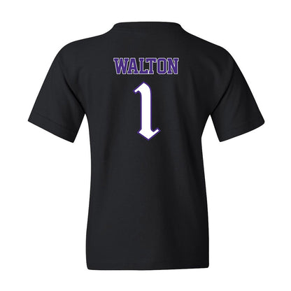 Northwestern - NCAA Women's Basketball : Xamiya Walton - Youth T-Shirt