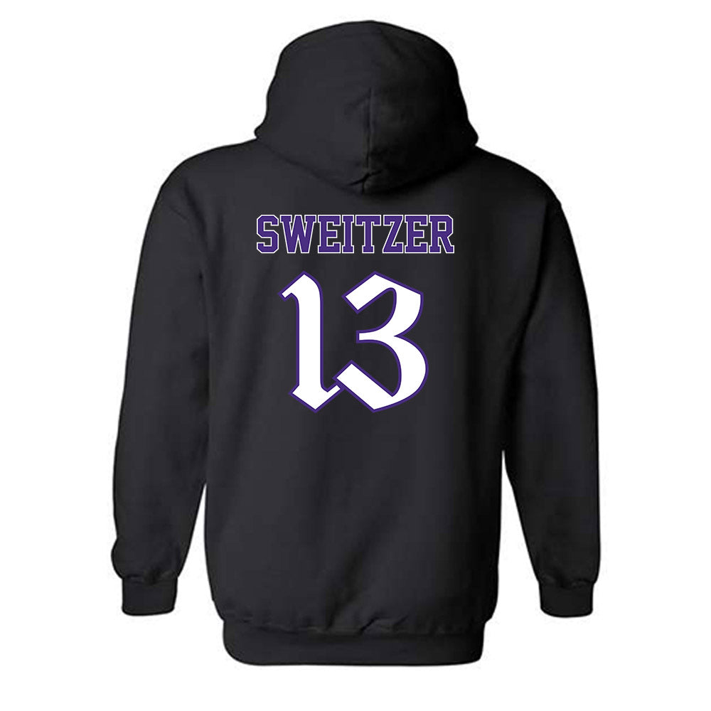 Northwestern - NCAA Women's Lacrosse : Delaney Sweitzer - Hooded Sweatshirt-1
