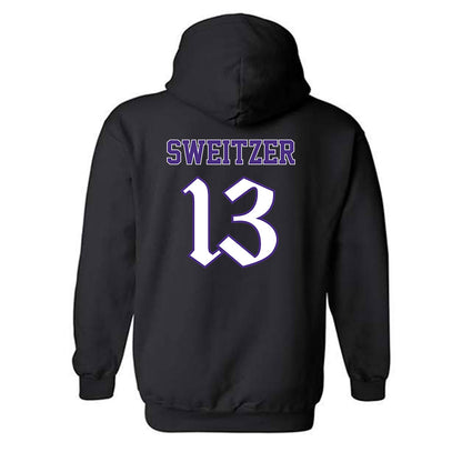 Northwestern - NCAA Women's Lacrosse : Delaney Sweitzer - Hooded Sweatshirt-1