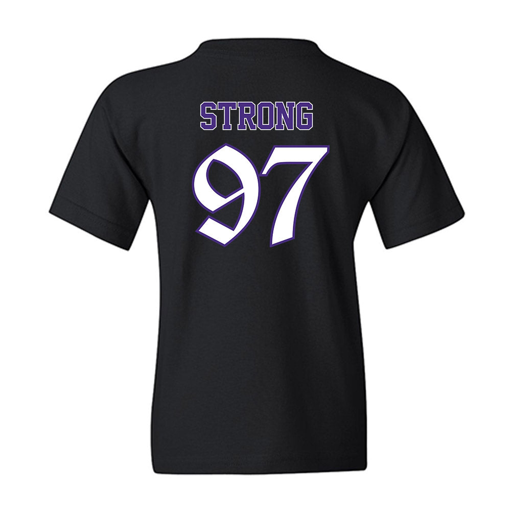 Northwestern - NCAA Football : Braxton Strong - Youth T-Shirt-1