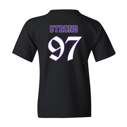 Northwestern - NCAA Football : Braxton Strong - Youth T-Shirt-1