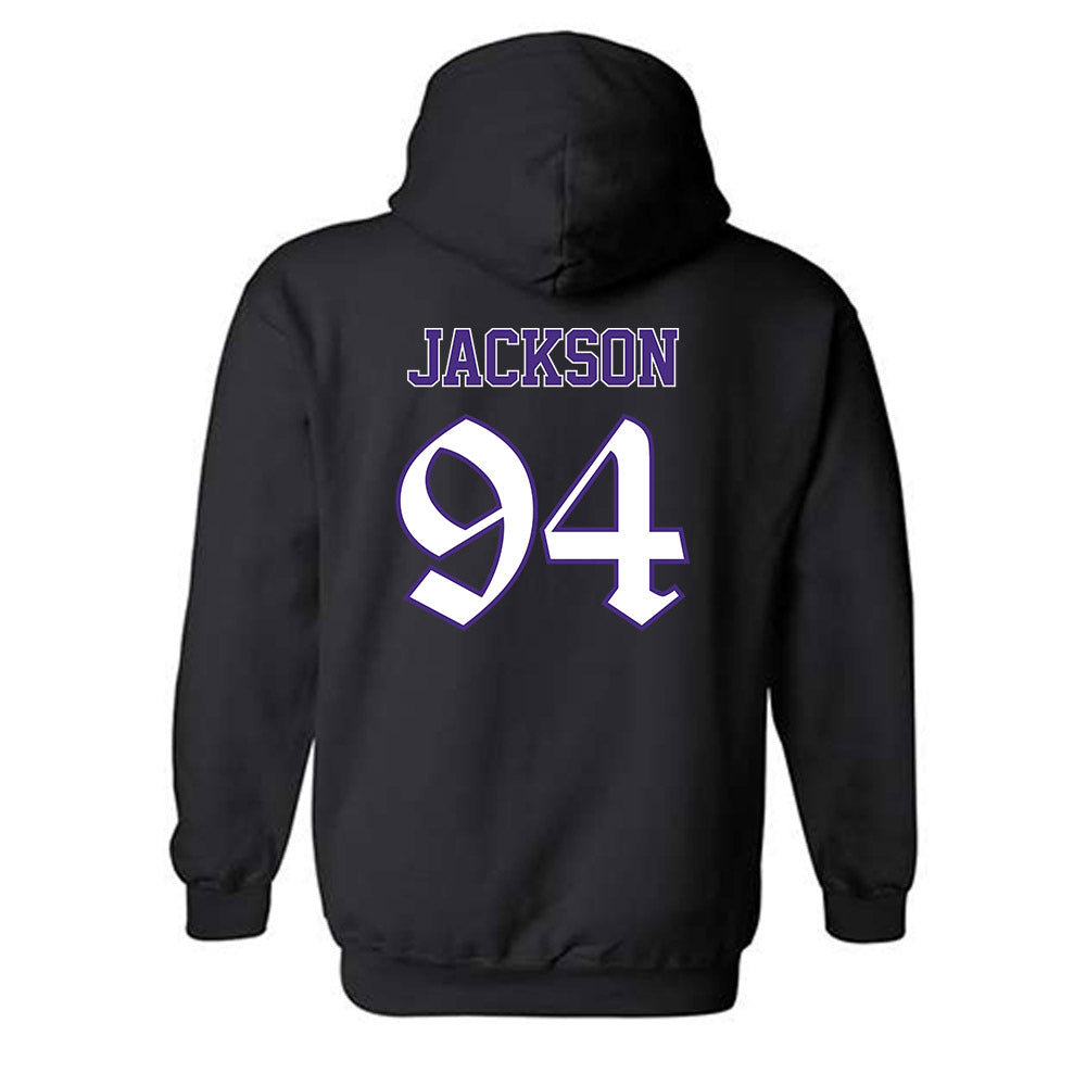 Northwestern - NCAA Football : Miguel Jackson - Hooded Sweatshirt-1