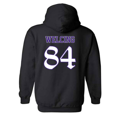 Northwestern - NCAA Football : Hunter Welcing - Hooded Sweatshirt-1