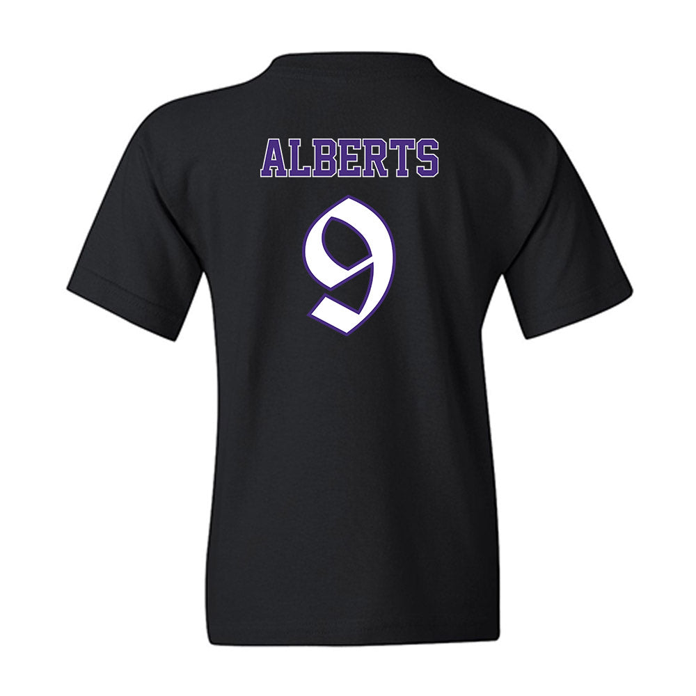 Northwestern - NCAA Women's Soccer : Audrey Alberts - Youth T-Shirt-1