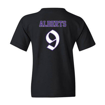 Northwestern - NCAA Women's Soccer : Audrey Alberts - Youth T-Shirt-1