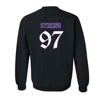 Northwestern - NCAA Football : Braxton Strong - Crewneck Sweatshirt-1