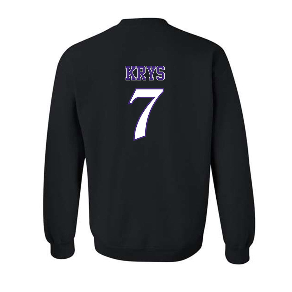 Northwestern - NCAA Women's Field Hockey : Aerin Krys - Crewneck Sweatshirt-1