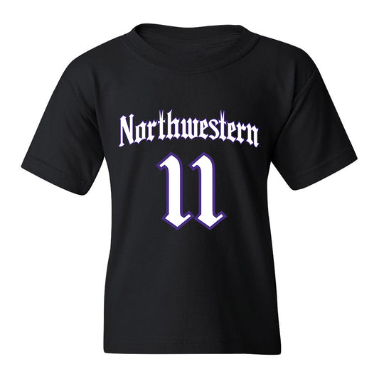 Northwestern - NCAA Women's Basketball : Hailey Weaver - Youth T-Shirt