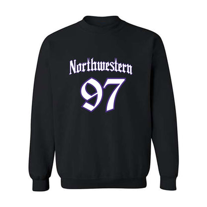 Northwestern - NCAA Football : Braxton Strong - Crewneck Sweatshirt-0
