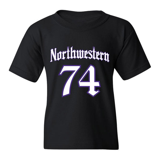 Northwestern - NCAA Football : Nicholas Herzog - Youth T-Shirt