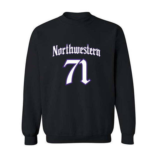 Northwestern - NCAA Football : Dennis Rahouski - Crewneck Sweatshirt-0