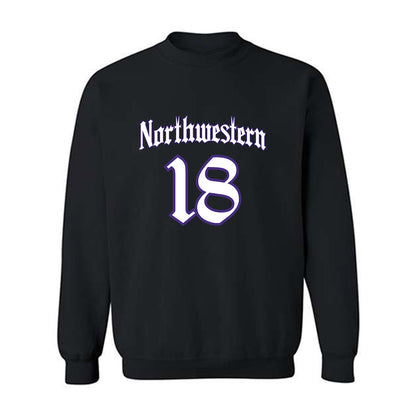 Northwestern - NCAA Women's Fencing : Juliana Hung - Crewneck Sweatshirt
