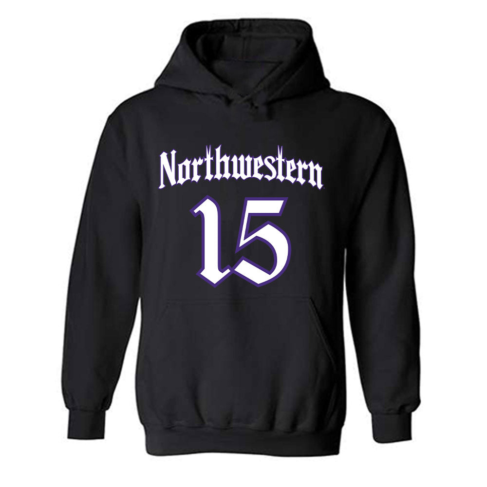 Northwestern - NCAA Football : Sean Winton - Hooded Sweatshirt-0