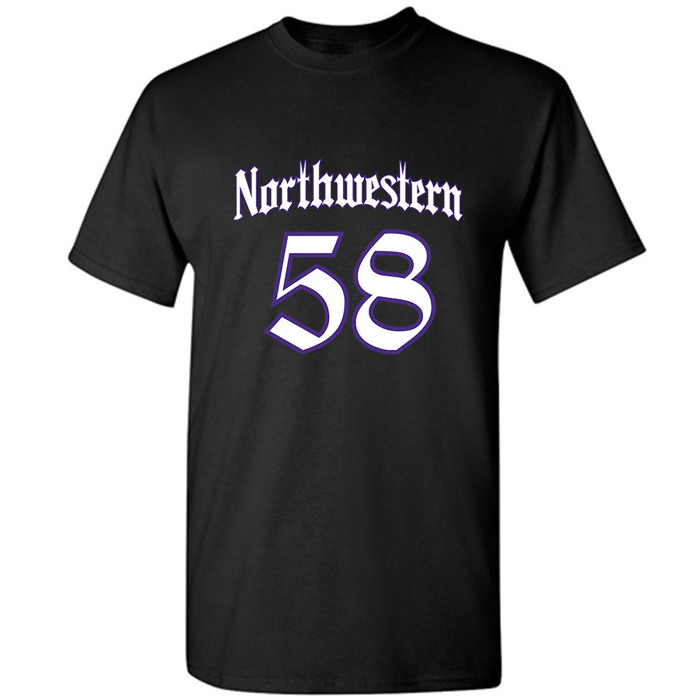 Northwestern - NCAA Football : Nathaniel Campbell - T-Shirt-0