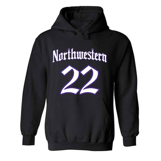 Northwestern - NCAA Men's Soccer : Aidan Oneill - Hooded Sweatshirt-0