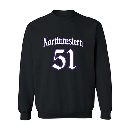 Northwestern - NCAA Football : Miles Crutchley - Crewneck Sweatshirt