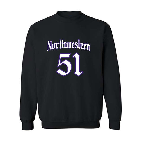 Northwestern - NCAA Football : Miles Crutchley - Crewneck Sweatshirt