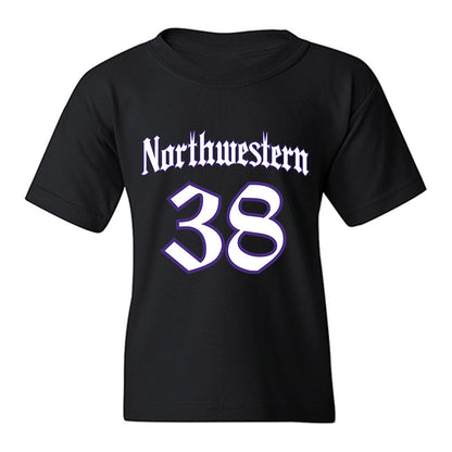 Northwestern - NCAA Football : Joshua Veldman - Youth T-Shirt-0