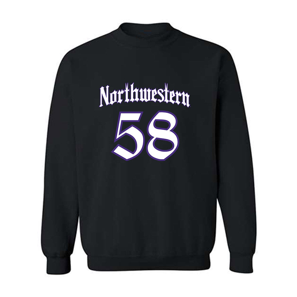 Northwestern - NCAA Football : Nathaniel Campbell - Crewneck Sweatshirt-0