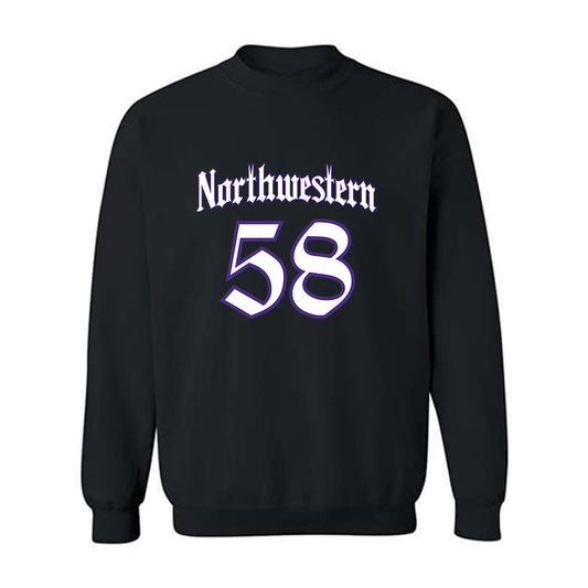 Northwestern - NCAA Football : Nathaniel Campbell - Crewneck Sweatshirt-0