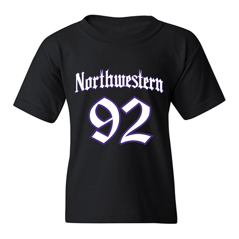 Northwestern - NCAA Football : Nikola Dugandzic - Youth T-Shirt-0