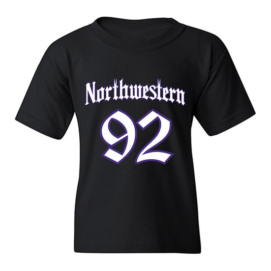 Northwestern - NCAA Football : Nikola Dugandzic - Youth T-Shirt-0