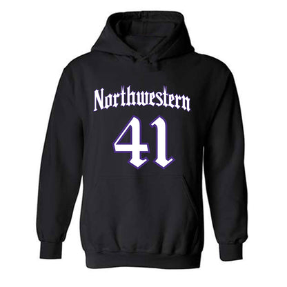 Northwestern - NCAA Football : Robby Preckel - Hooded Sweatshirt-0