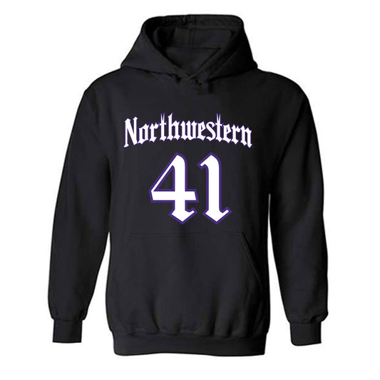 Northwestern - NCAA Football : Robby Preckel - Hooded Sweatshirt-0