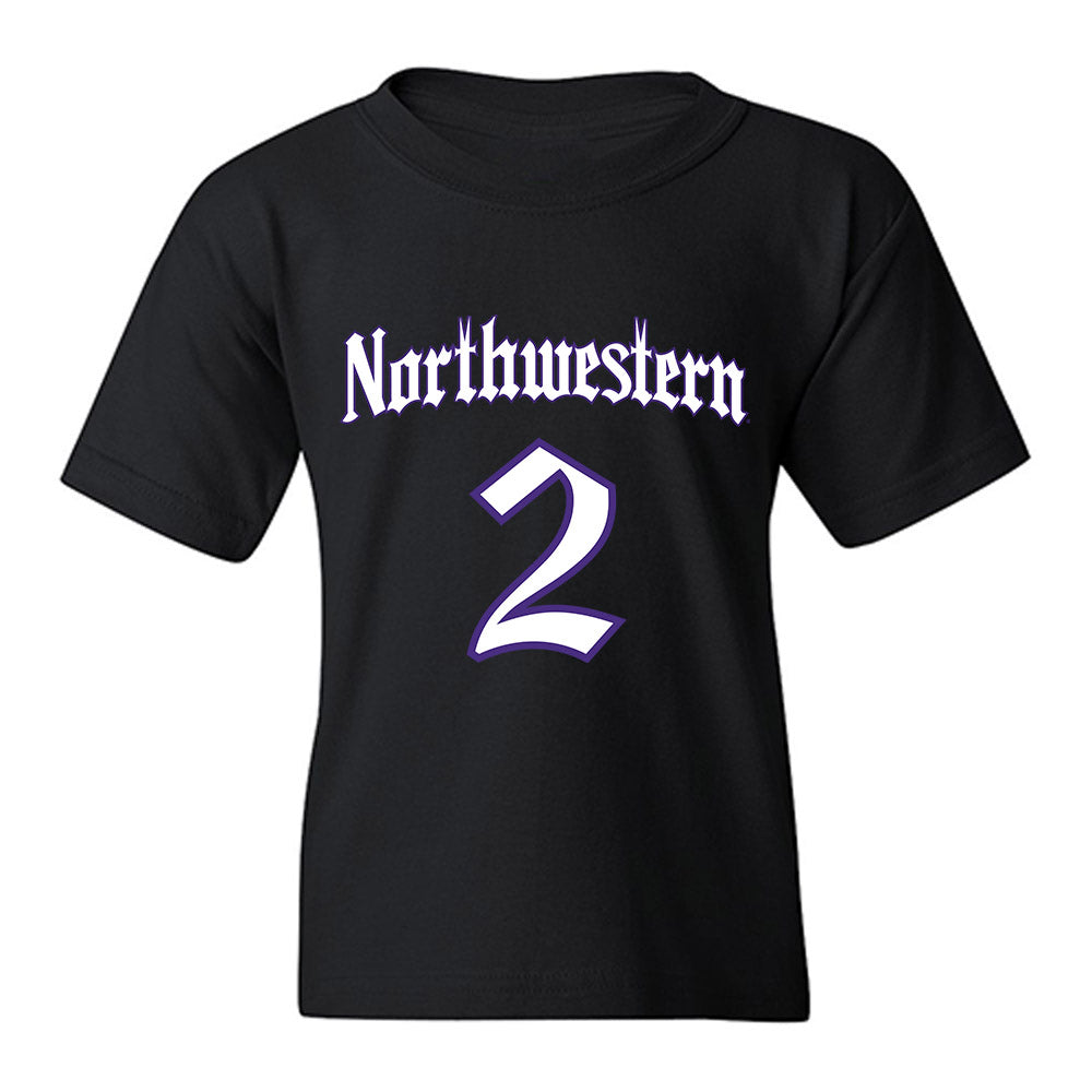 Northwestern - NCAA Women's Basketball : Kyla Jones - Youth T-Shirt-0