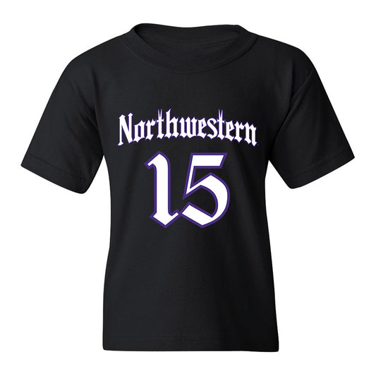 Northwestern - NCAA Women's Fencing : Sky Miller - Youth T-Shirt